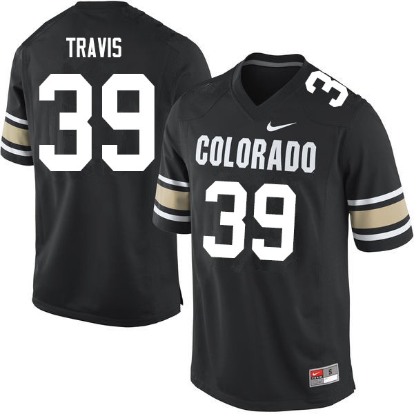 Men #39 Ryan Travis Colorado Buffaloes College Football Jerseys Sale-Home Black - Click Image to Close